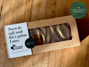 Torró de cafè amb llet i galeta Lotus