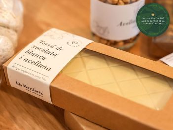 Torró xocolata blanca i avellana